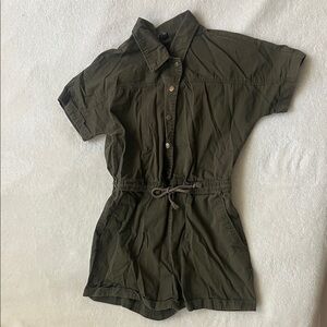 Olive Green Romper